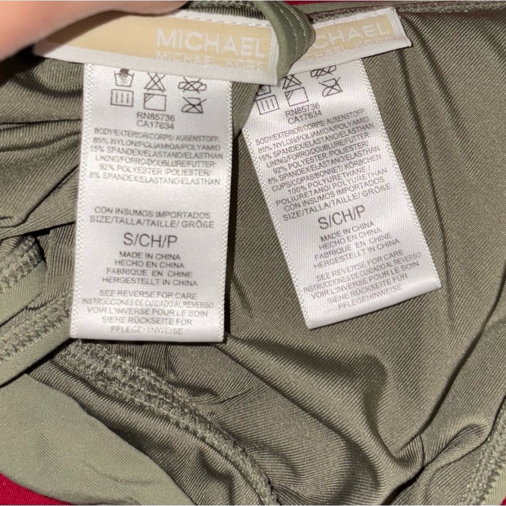 Micheal Kors Green Halter Bikini - Picture 4 of 5
